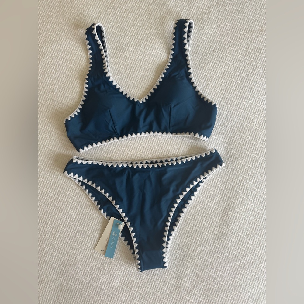 Cupshe Bikini Set Dark teal - Size M